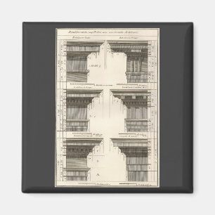 Orders van architectuur,  Entablatures Magneet