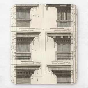 Orders van architectuur,  Entablatures Muismat