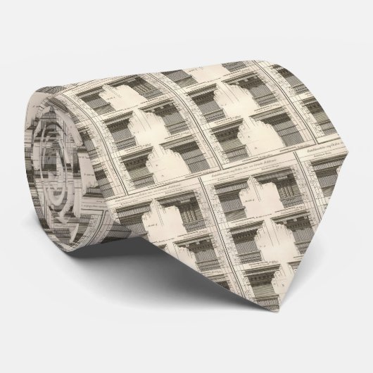 Orders van architectuur,  Entablatures Stropdas (Opgerold)