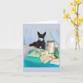 Orders van de honden kaart (Gele Bloem)