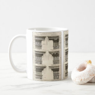 Ordes van Architectuur, Vintage Entablementen Koffiemok