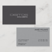 Ordinateur - Cartes de visite (Devant / Derrière)