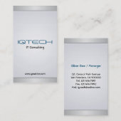 Ordinateur - cartes de visite (Devant / Derrière)