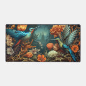 Ordinateur De Bureau, Colibris En Turquoise Et Fle (Recto)