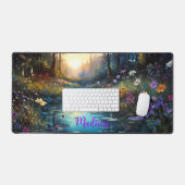 Ordinateur De Bureau, Fleurs sauvages Le Long Du C (Clavier et souris)