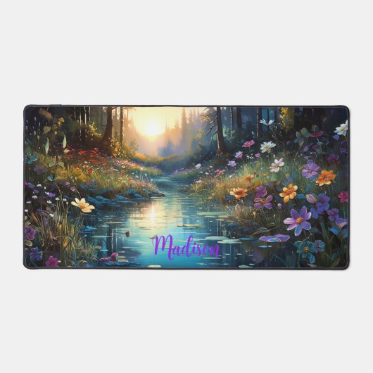 Ordinateur De Bureau, Fleurs sauvages Le Long Du C (Recto)