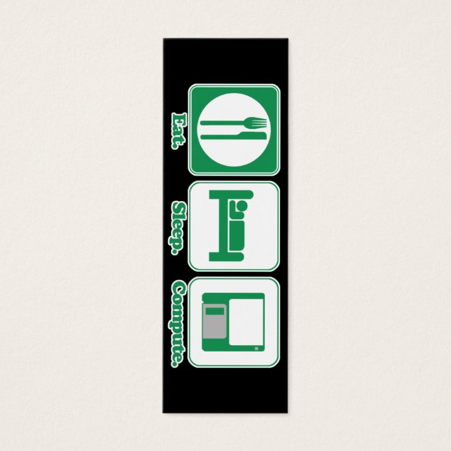 ordinateur de sommeil (vert) signet (Devant)
