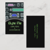 Ordinateur et carte de visite 2 de technologie (Devant / Derrière)