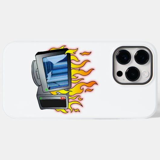 Ordinateur Fire iPhone / coque ipad (Verso (horizontal))