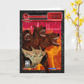 Ordinateur Game Fan Carte Anniversaire Moderne (Fleur jaune)