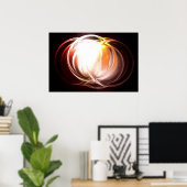 Ordinateur Peinture Abstraite Impression - Artwork (Bureau à domicile)