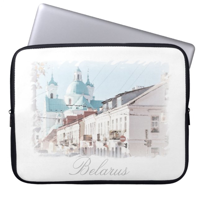 Ordinateur Portable Biélorussie Hrodna Grodno Architecture Housse pour (Devant)