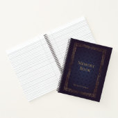 Ordinateur portable de carnet de mémoire élégant p (Intérieur)