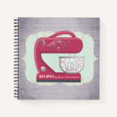 Ordinateur portable de recette de livre de cuisine (Devant)