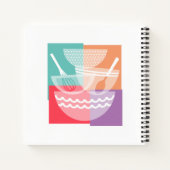 Ordinateur portable de recette de livre de cuisine (Dos)