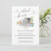 Ordinateur portable Floral | Invitation à la douch (Debout devant)