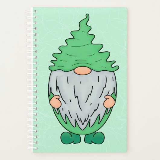 Ordinateur portable Green Gnome Spiral Bound Plann (Devant)
