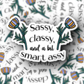 Ordinateur portable Sarcastic Sassy | Sticker Die-