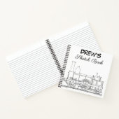 Ordinateur portable Spiral pour carnet de croquis  (Intérieur)