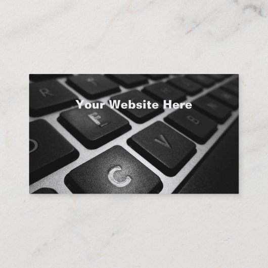 Ordinateurs simples Cartes de visite (Dos)