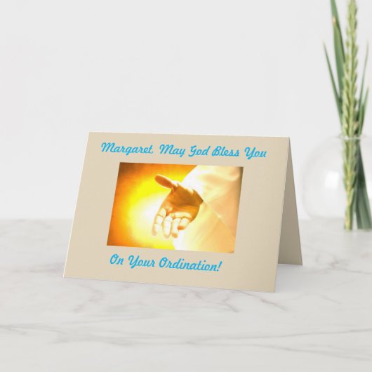 ordinatie-Kaart Kaart (Voorkant)