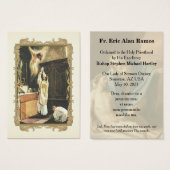 Ordination Cartes saintes pour Fr. Eric Alan Ramos (Devant & derrière)