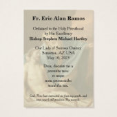 Ordination Cartes saintes pour Fr. Eric Alan Ramos (Dos)