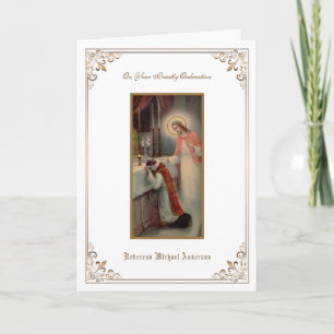 Ordination du prêtre catholique Carte de Jésus rel