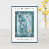 Ordination du prêtre catholique Carte de Jésus rel (Fleur jaune)