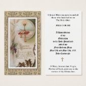 ORDINATION DU PRIÊTRE CATHOLIQUE CARTES SAINES ANN (Devant & derrière)