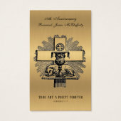 ORDINATION DU PRIÊTRE CATHOLIQUE CARTES SAINES ANN (Devant)