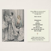 ORDINATION DU PRIÊTRE CATHOLIQUE CARTES SAINES ANN (Devant & derrière)