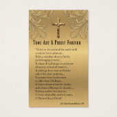 ORDINATION DU PRIÊTRE CATHOLIQUE CARTES SAINES ANN (Devant)