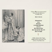 ORDINATION DU PRIÊTRE CATHOLIQUE CARTES SAINES ANN (Devant & derrière)