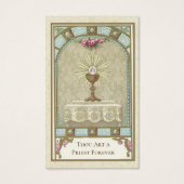 ORDINATION DU PRIÊTRE CATHOLIQUE CARTES SAINES ANN (Devant)