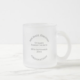 Ordination Frosted Glass Coffee Mok