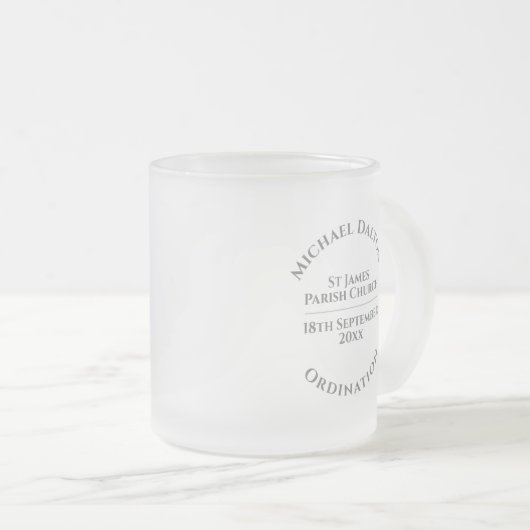 Ordination Gelée Cafe Mug (Devant droit)