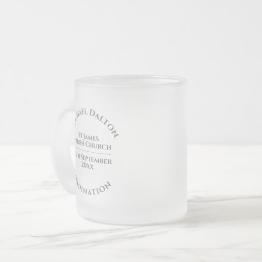 Ordination Gelée Cafe Mug (Devant gauche)