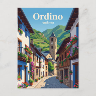 Ordino Andorra Briefkaart