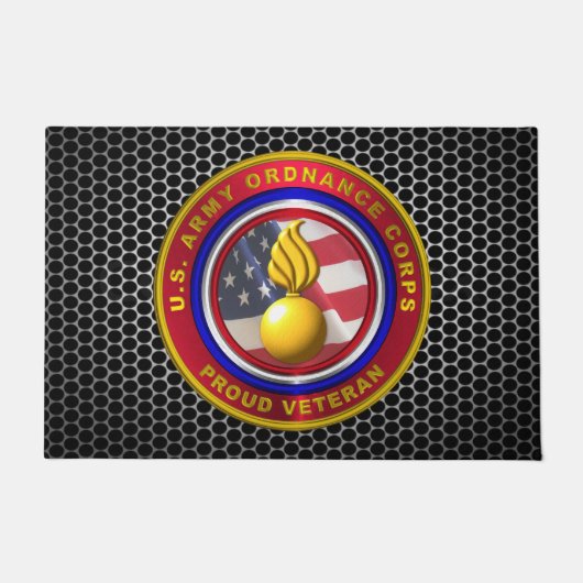 Ordnance Corps Veteran Deurmat (Voorkant)