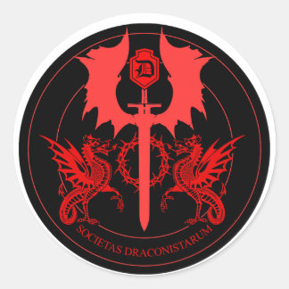 ORDO DRAGON RONDE STICKER