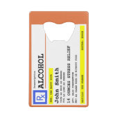 Ordonnance personnalisée Alcool humoristique (Devant)