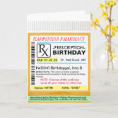 Ordonnance pour carte d'anniversaire (Fleur jaune)