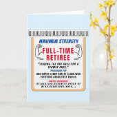 Ordonnance RX pour carte de retraite (Fleur jaune)