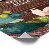 Ordre ALPHABÉTIQUE Tableau de sièges en bois rusti (Coin)