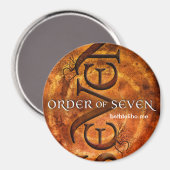 Ordre de sept aimants (Recto/Verso)