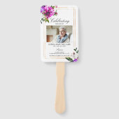 Ordre de service funéraire Ensemble de éventails à (Devant)