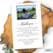 Ordre de service funéraire, Programme mémorial élé