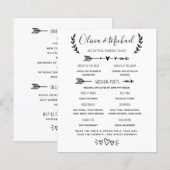 Ordre des événements du programme de mariage (Devant / Derrière)