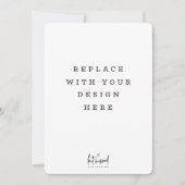 ORDRE D'IMPRESSION Carte 5 x 7 pouces Dicter les b (Devant)